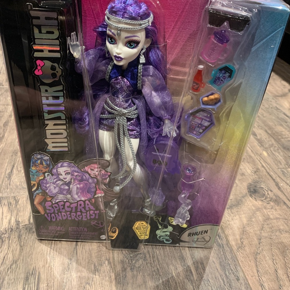 Monster High Doll with Purple and Silver Outfit